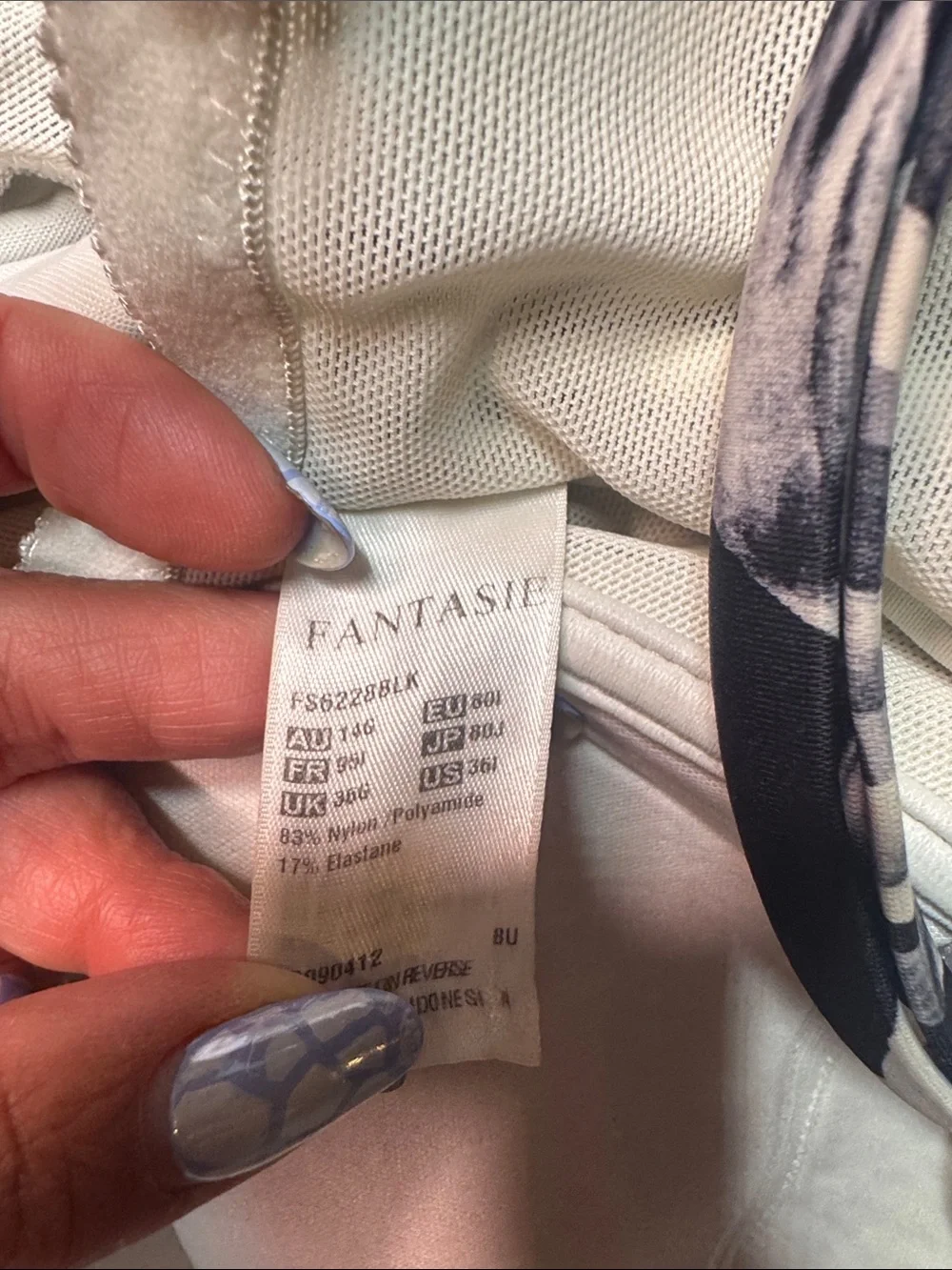 Fantasie Cocoa Island Bandeau Control Swimsuit 36J